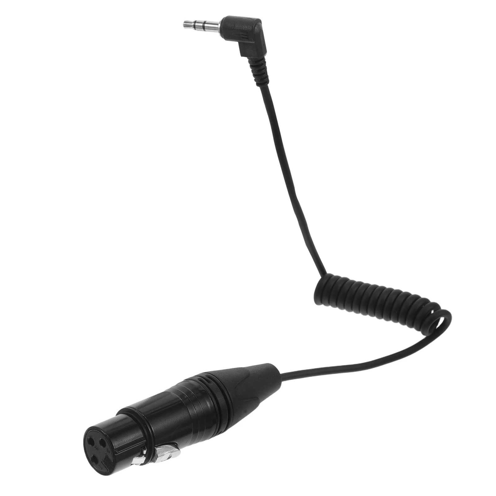 

Microphone 50cm Female to 35mm Spring Adapter for Smartphones MP3 Tablets Audio Wire Mini Cables Sound Cable Guitar