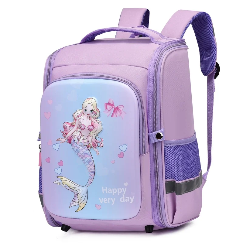 Mochila Escolar Primária para Crianças, Sacos De Sereia Dos Desenhos Animados, Bolsas De Escola Robô, Nova Versão Coreana, 2023