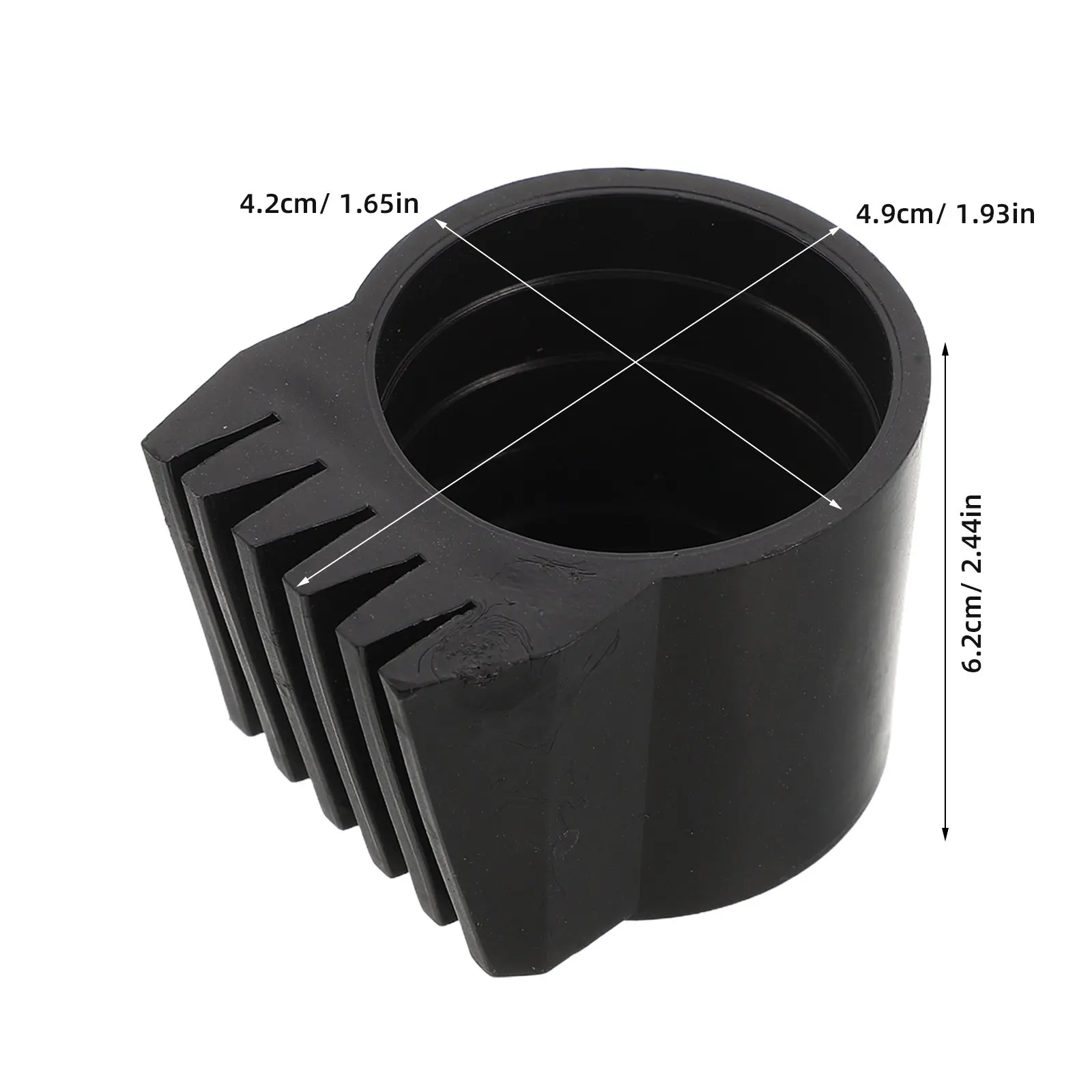 10Pcs Round Plastic Tubing Plugs Hammock Stand Foot Caps Black 38Mm Tube End for Outdoor Hanging Egg Chair Porch Swing Furniture