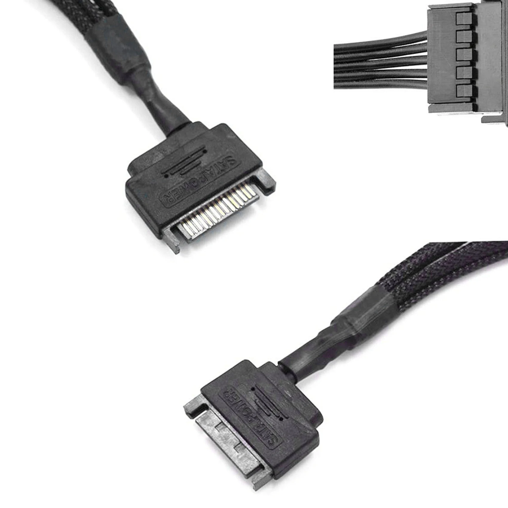 

Qy-15-Pin SATA To 5 Fan Adapter Cable & Breakout Board 17 Port 6Pin LED Display Power Module For HP 1200W 750W PSU GPU