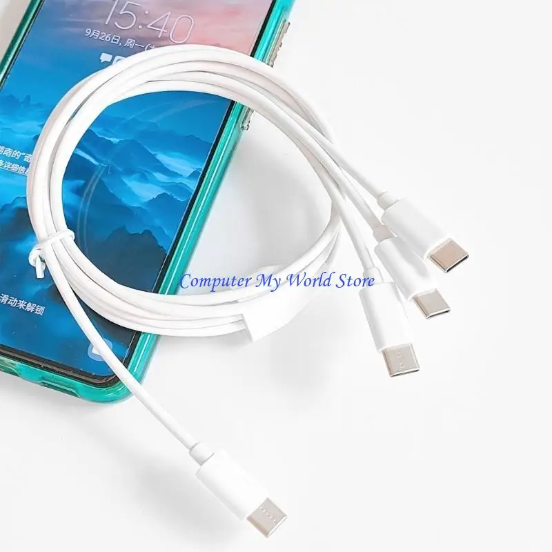 USB C Multi Charging Cable USB C Multi Cable 3 in 1 شحن محول الحبل