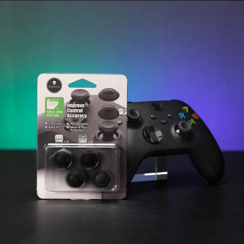 Spherical design mushroom thumb grips compatible with Skull&Co. XBOXONE/XSX/Xbox ally controllers