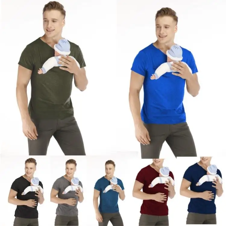 

Multi-Functional Head Parenting Bag Sle Women's Cotton Knitted Sweater Casual Workwear Patchwork with kets Summer Single...