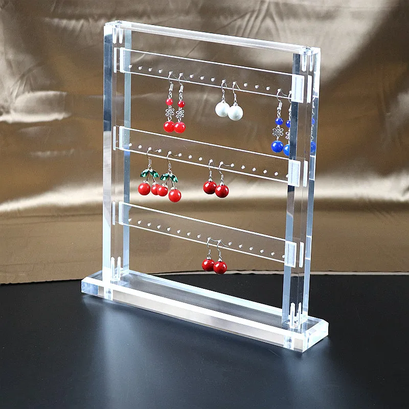 Acrylic jewelry display stand, earrings, studs, earrings, display holder, jewelry props, jewelry storage stand, acrylic