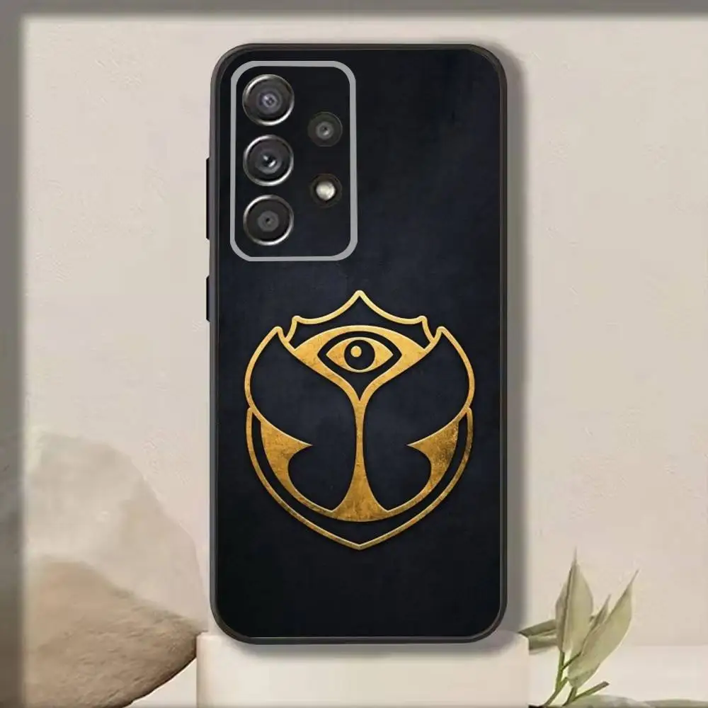 เคสโทรศัพท์ T-Tomorrowland สำหรับ Samsung S25,S24,S21,S22,S23,S30,Ultra,S20,Plus,Fe,Note,10,9,5G สีดำ