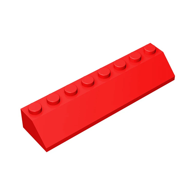 MOC PARTS GDS-736 ROOF TILE 2X8/45 - 2x8 45 Slope roof tiles compatible with lego 4445 children\'s toys Assembles Building Blocks