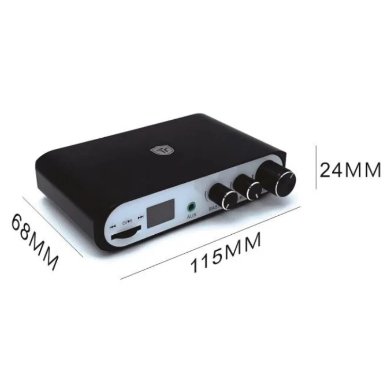 SOTAMIA TPA3116 Bluetooth 5.0 パワーアンプ 50W*2 2 チャンネル クラス D ダブル DSP パワー HIFI アンプ AUX オーディオ入力