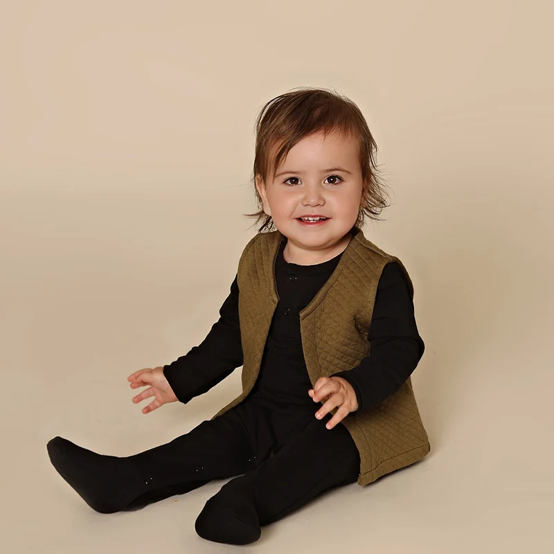 AA-New arrivals winter shabbos robe boy and girls family clothing set baby footie cotton spandex and outer warm sandwich layer