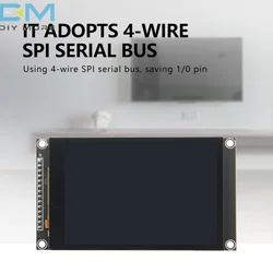 3.5 Inch LCD Capacitive Touch Screen TFT Display Module 320*480 IPS Use 4W-SPI Serial FT6336U Linkable 5V Microcontroller