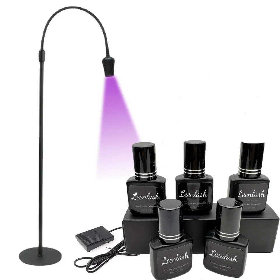 

Lash Led Uv Lash Light Floor Uv Lamp for Eyelash Extension Fast Dry Lash Glues 5W 10W UV