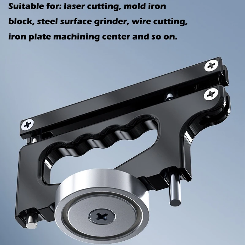 Imagem -05 - Levantadores Portáteis de Corte a Laser Ímãs Fortes Ventosa Força Magnética Pickups de Materiais Ferramentas de Manipulação de Moldes de Aço 30 Carga 60kg