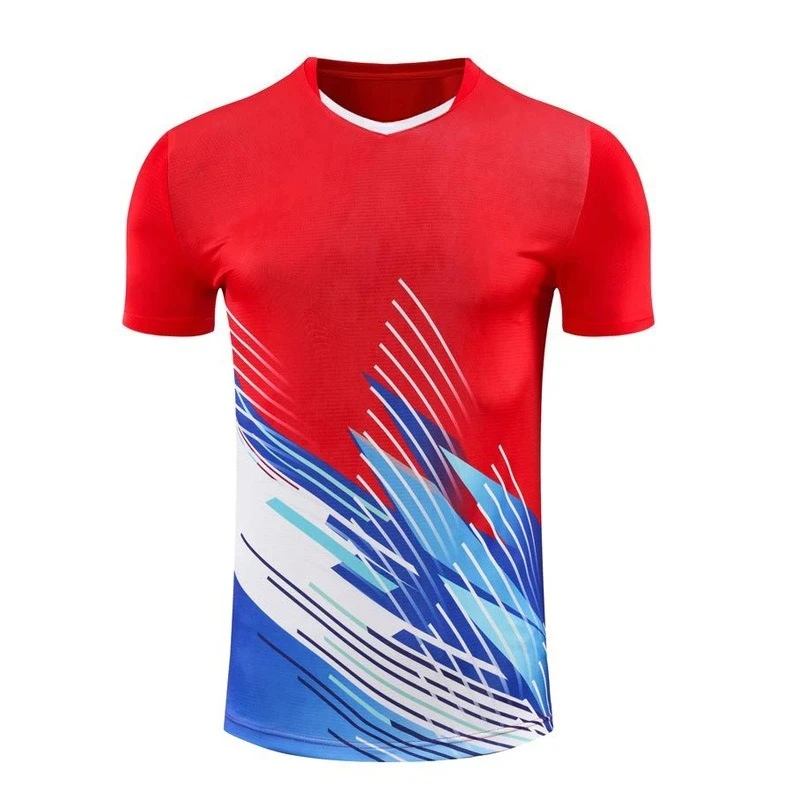 Men's Quick Dry Short Sleeve Gym Running Gym Workout Round Neck T-Shirt Training Exercise Sport Stripe Shirt Tops Man Clothes