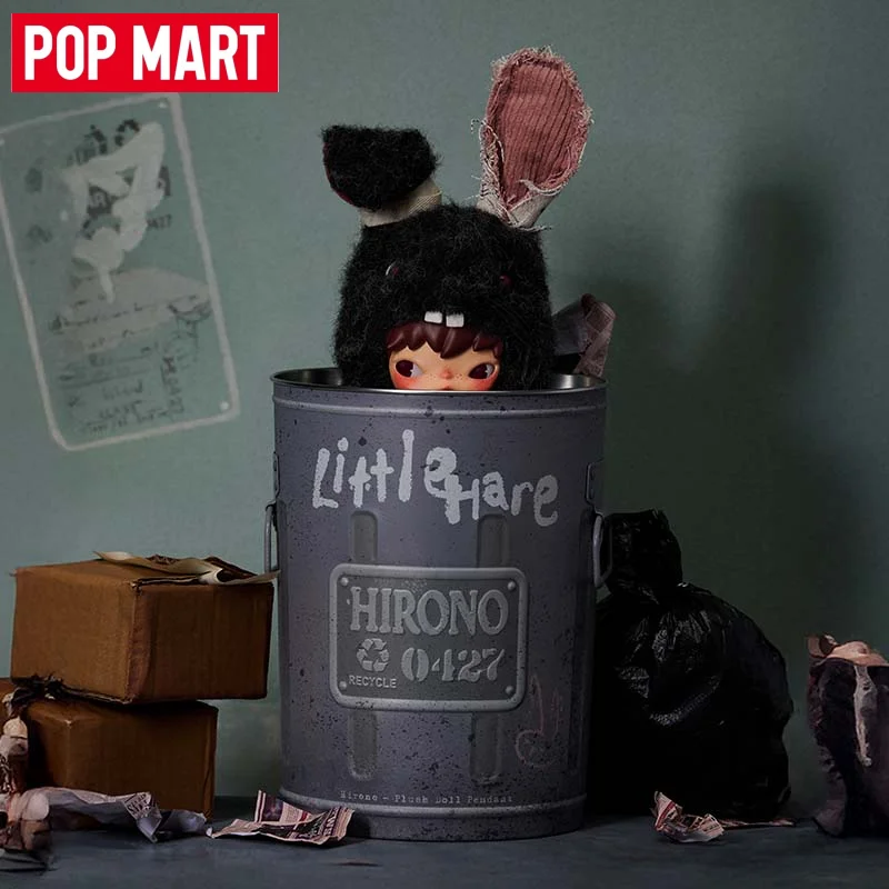 

POPMART Hirono Little Hare Series: Плюшевый брелок-сюрприз, милая коллекционная кукла, подвеска для сумки, подарок на день рождения