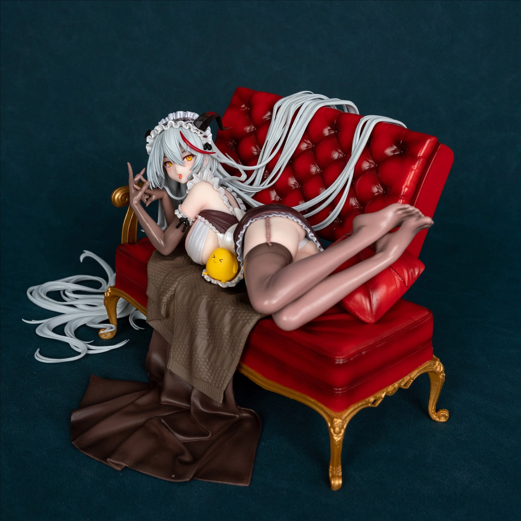 لعبة Azur Lane KMS Agir Gk أنيمي بولي كلوريد الفينيل نموذج لجسم دمية لعبة 16 سنتيمتر فتاة جميلة منضدية حلية لعبة مجسمة هدية #4