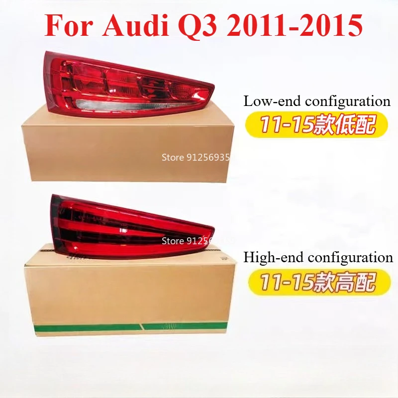 Rear Bumper Taillight For Audi Q3 2011-2015 Tail Light Taillamp Rear Stop Light Warning Brake Signal Lamp