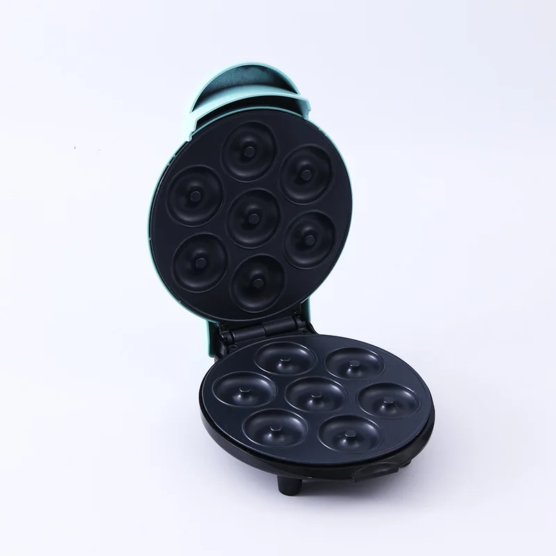 Машина для приготовления пончиков с семью отверстиями, бытовая, двусторонняя машина для приготовления завтрака с подогревом