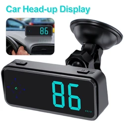 Car HUD Head-up Display GPS Universal Digital Speedometer Windshield Projector Colorful LED Display GPS HUD for All Cars