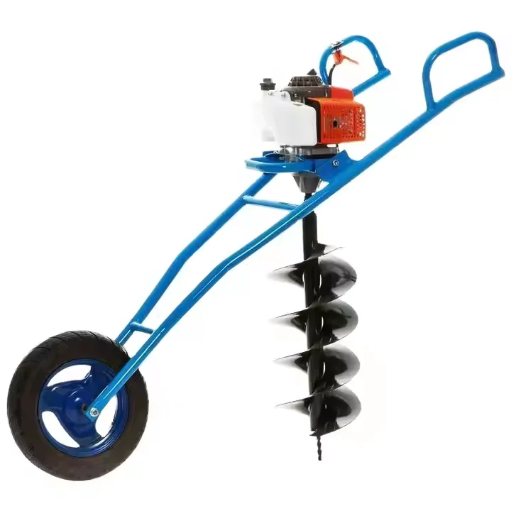 

oline Powered Portable Earth Auger 10cm 20cm 30cm Earth Drilling Machine Earth Drill for Sale