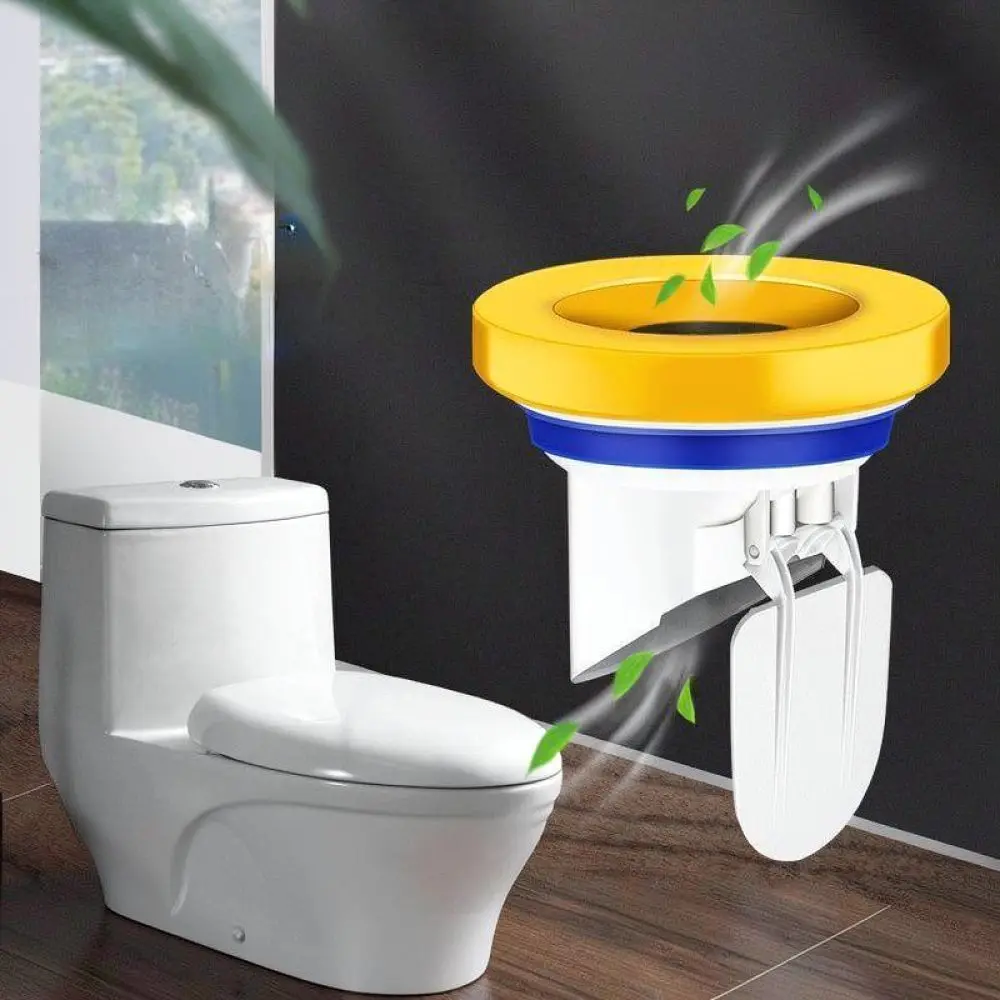 Rubber Toilet Seal Ring Anti Odor Valve Gasket For Bathroom Waste Water Pipe Fitting Installation Leak Proof Kit