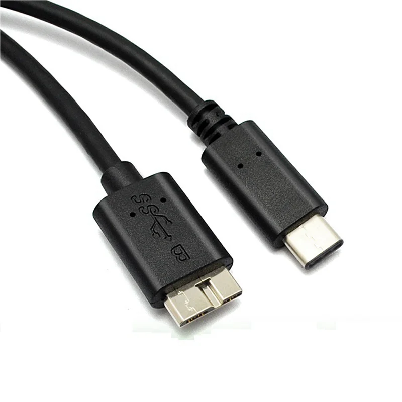 【Buy Now】4X Hard Drive Cable,USB 3.1 Type-C Male To USB 3.0 Micro-B Male Data Cable For Tablet Phone