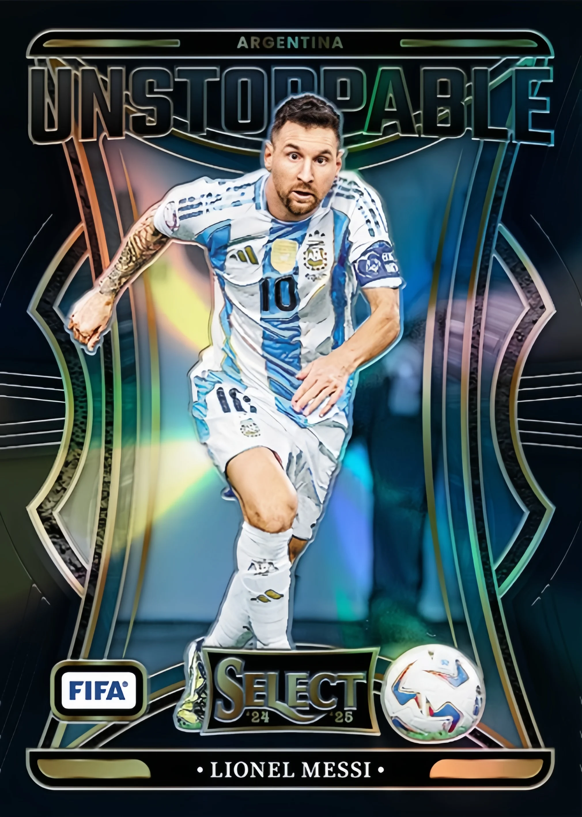 DIY Panini Homemade Football Signature Collection Card FIFA World Cup Harland Messi Yamal Ronaldo Unstoppable Series