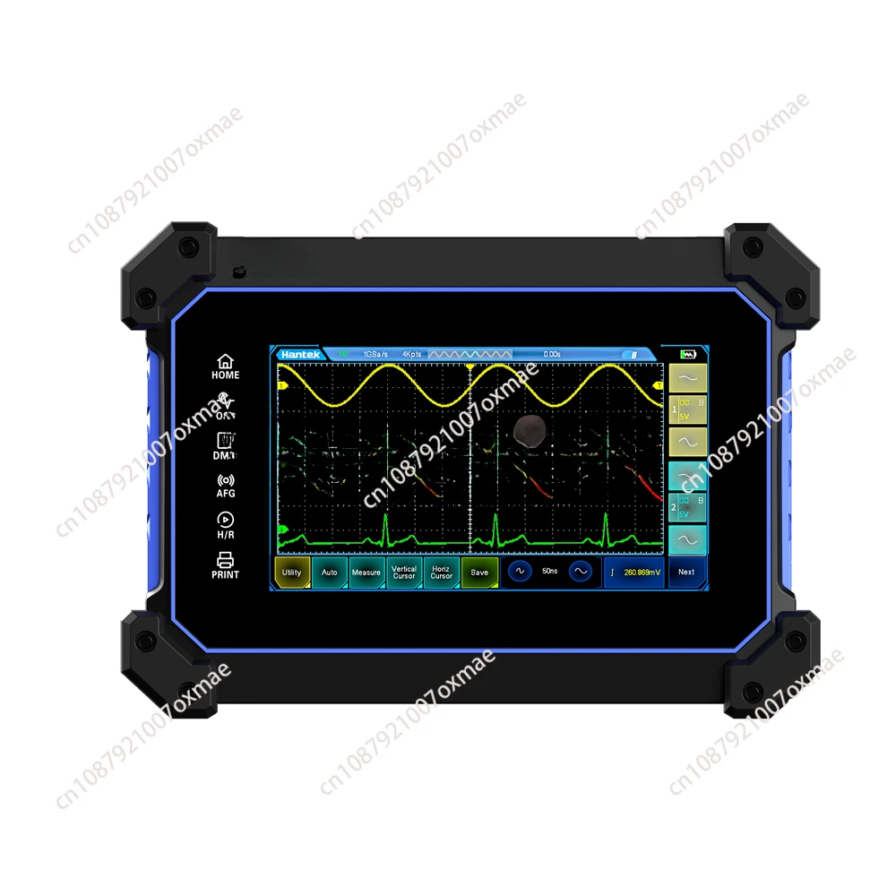 4-channel portable USB oscilloscope 25Mhz signal source multimeter TO1254D touch screen digital oscilloscope