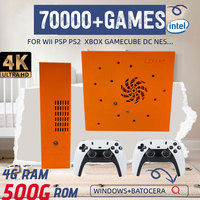 Game Console M8 Plug and Play On TV I3-3110M 500G HDD 70000+Games For Wii PS2 N64 PSP XBOX Saturn Wireless handle Dual System