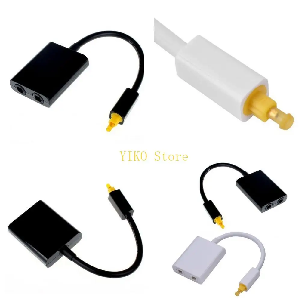 

K32C Двухпортовый цифровой оптический звуковой разветвитель Адаптер Волоконно-оптический звук