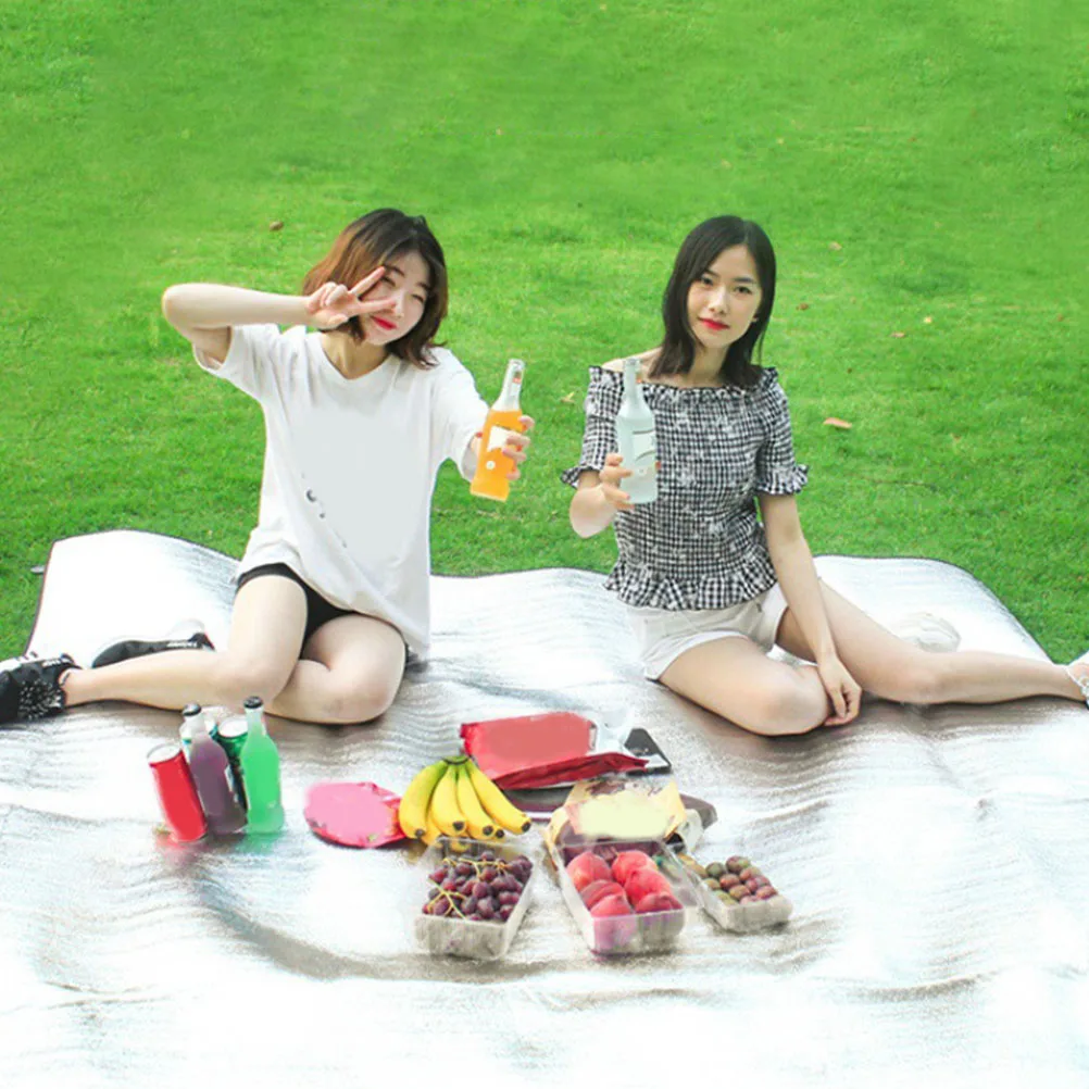 

Waterproof Camping Mat Portable Folding Thickened Outdoor Picnic Seat Cushion Large Multipurpose Blanket Picnic Blanket