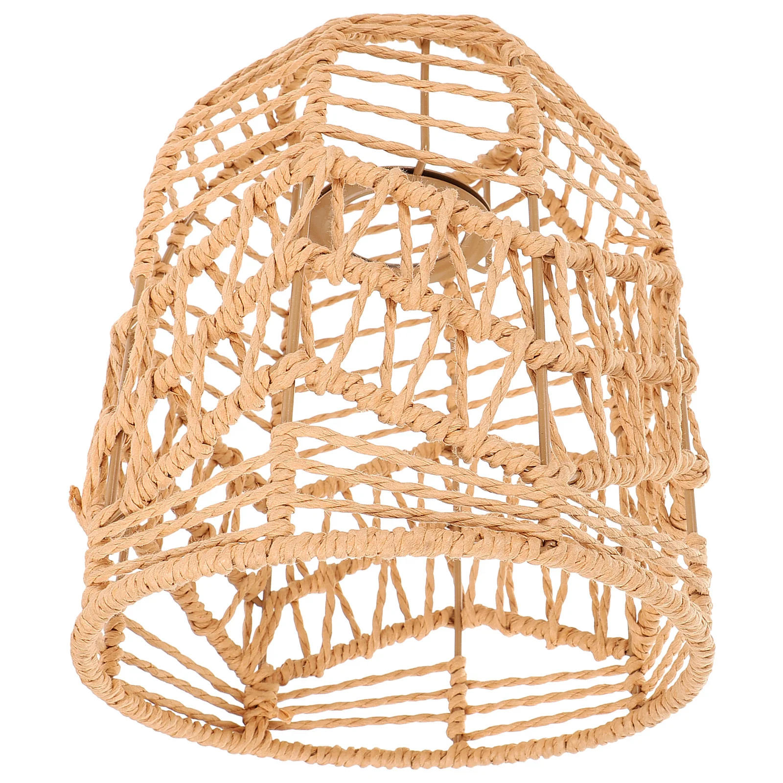 

Woven Pendant Lampshade Rustic Lamp Shade for Farmhouse Hotel Bedroom Living Room Decorative Ceiling Light Cover
