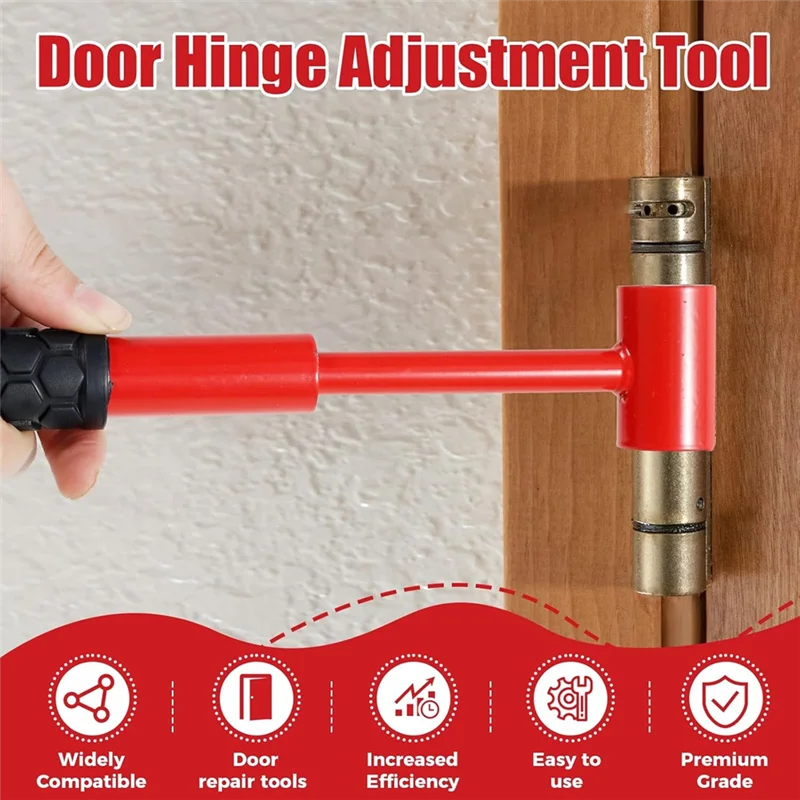 A74E-Adjustment Wrench Set 4 In 1 Door Hinge Adjustment Tool For Residential And Commercial