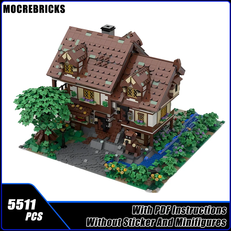 5511PCS Magic Ring Movie Street View Bree tassidermist House architettura modulare Building Blocks modello fai da te giocattoli tecnologici per bambini