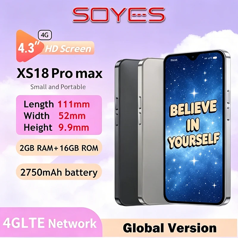 SOYES XS18 Pro Max Mini 4G Smartphone 4.3
