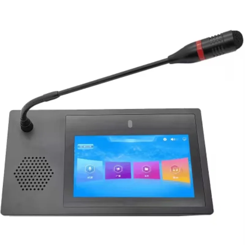 

PA System Microphone With Console Paging Microphone Server System