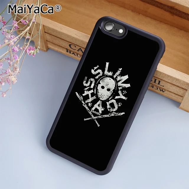 MaiYaCa Hockey Mask Eminem Slim Shady Phone Case Cover For iPhone 14 15 16 plus 11 12 13 Pro max XR XS max