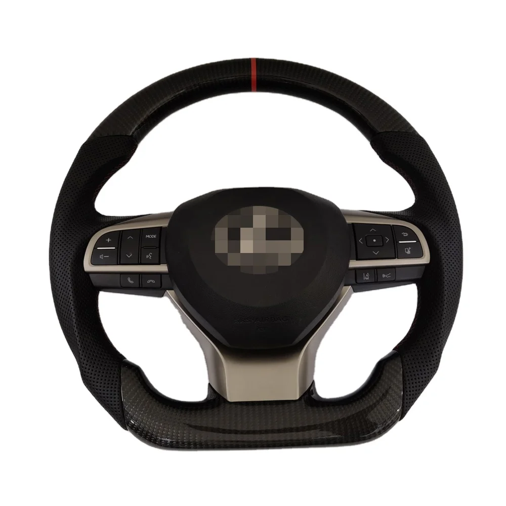 Carbon fiber steering wheel For LEXUS LX570 Old Upgrade New with Multifunction Control Switch SportSteering wheel steering wheel