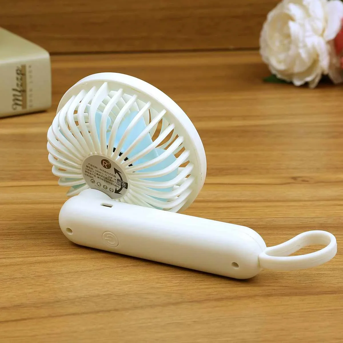 Mini ventilador de mano con carga USB ajustable, ventiladores de escritorio personales, recargable, portátil, para oficina, viajes al aire libre, refrigerador de verano, 3 velocidades
