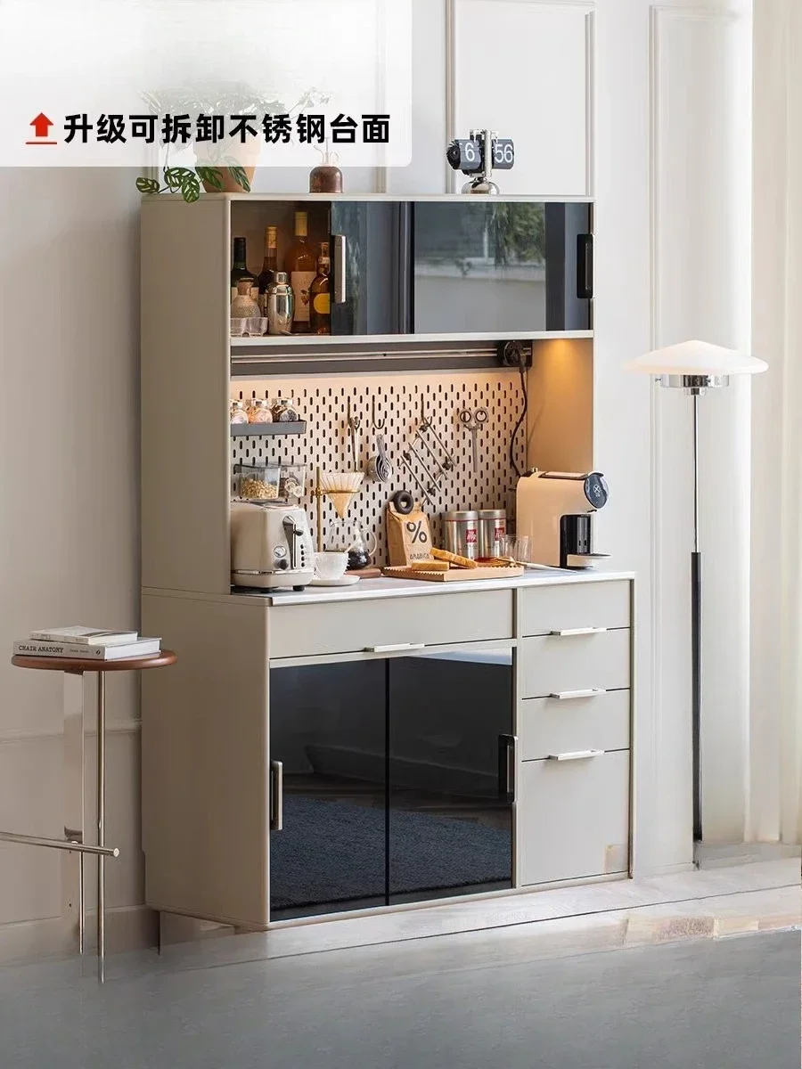 خزائن جانبية فاخرة لتناول الطعام من نورديك لايت، وخزائن، وخزائن النبيذ، وخزائن الشاي الصغيرة #2