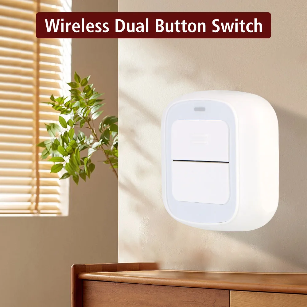 For Smart Home Easy Operation Mini Scene Switch Push Button WiFi/ZigBee Smart Controller Effortless Automation