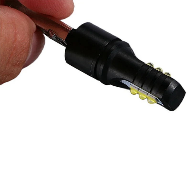 

4PCS 6000K Super Bright White 6000LM DRL H1 LED Headlight Bulb Kit Black High-