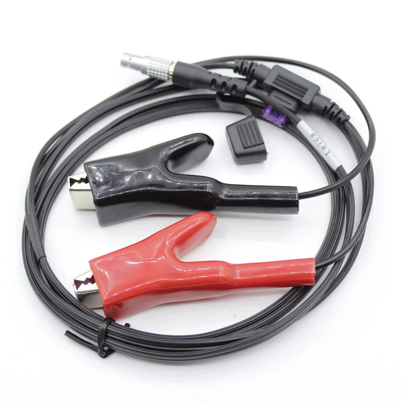 

Leic Power Cable 565854 for Total Station Le-mo 5 Pins (0B) Wire to alligator Clips