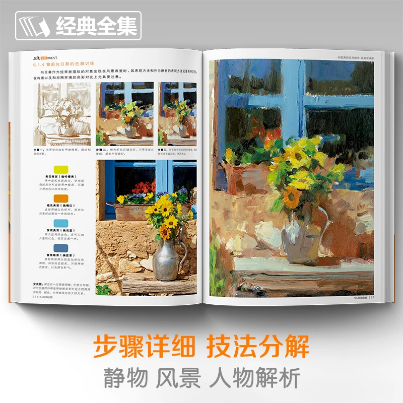 Orthodox Oil Painting Techniques Introductory Tutorial Copy Textbooks Books Novice Zero Foundation