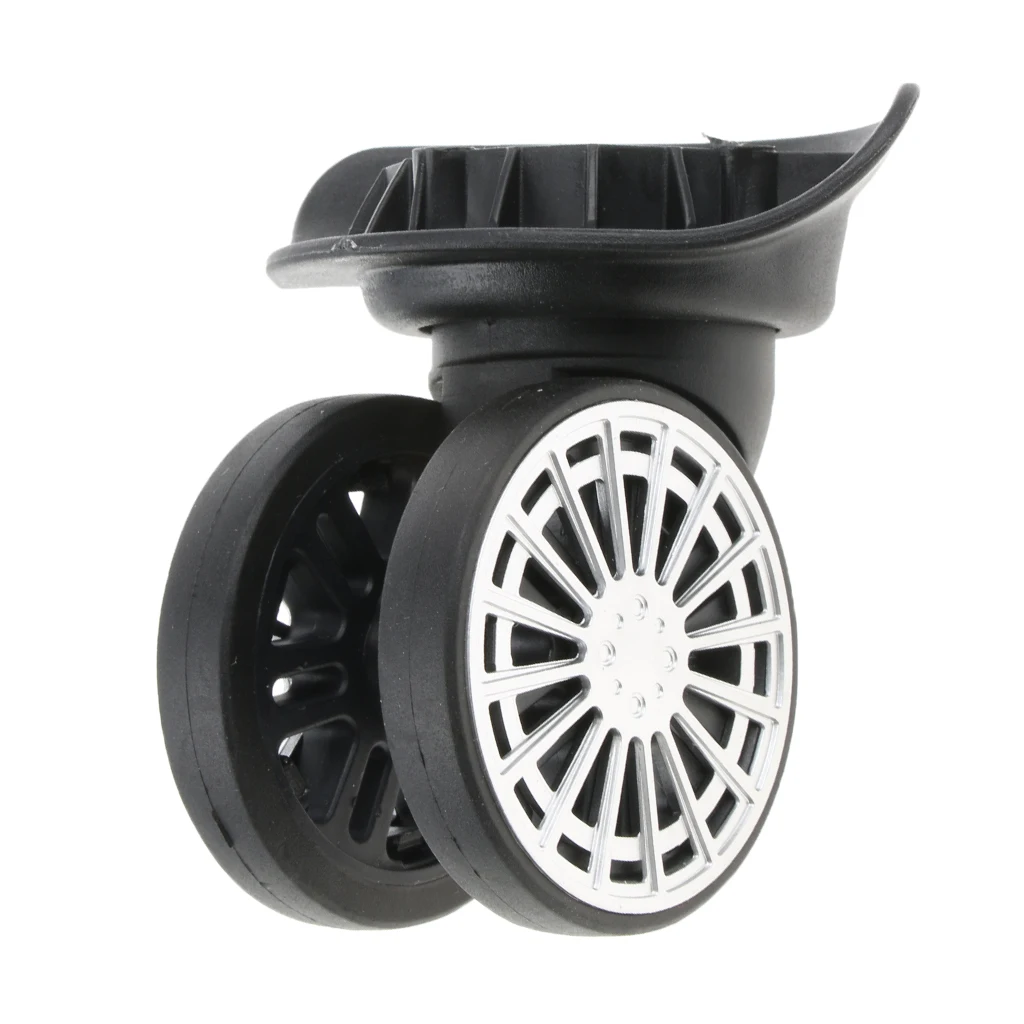 حقيبة كتم عجلات دوارة من المعدن البلاستيكي المتين لاستبدال عجلات عربة الأمتعة لإصلاح حقيبة السفر