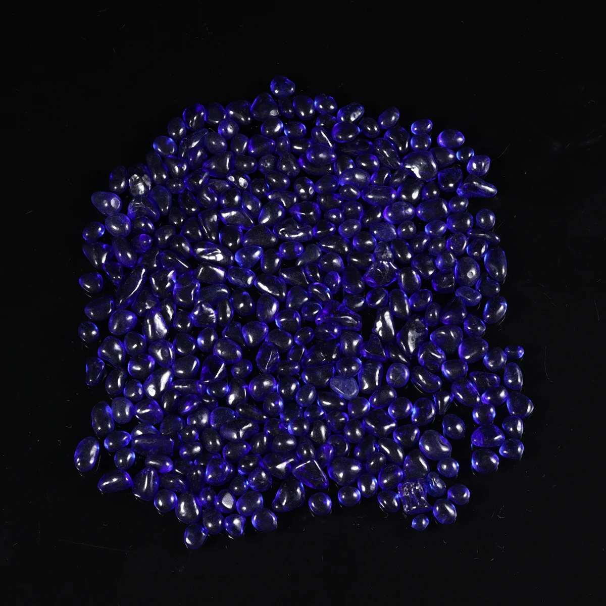 

Glazed Crystal Gravel Decorations Small Tanks Aquarium Fish Ornament Home Colorful Glass Mini