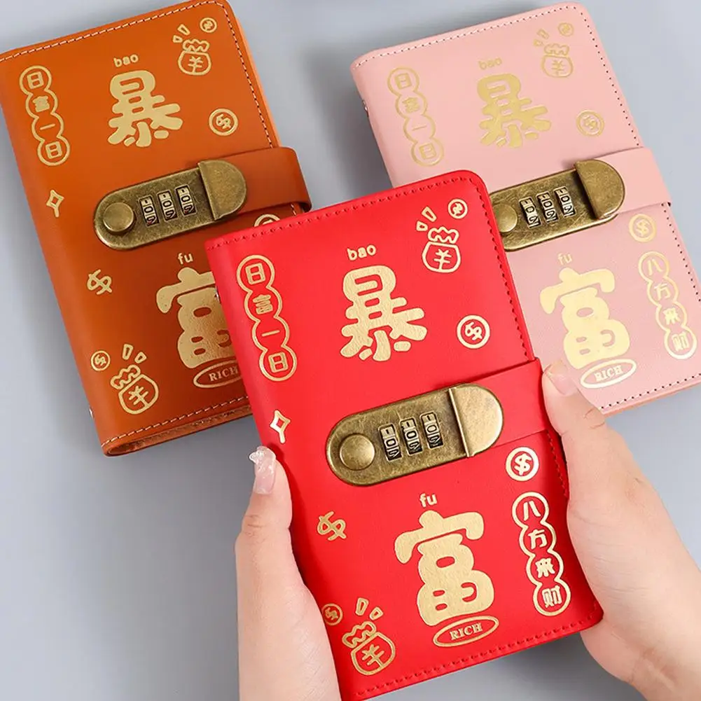 

Envelopes Money Saving with Password Lock – Waterproof PU Leather Reusable Cash Envelopes for Travel Family Budget