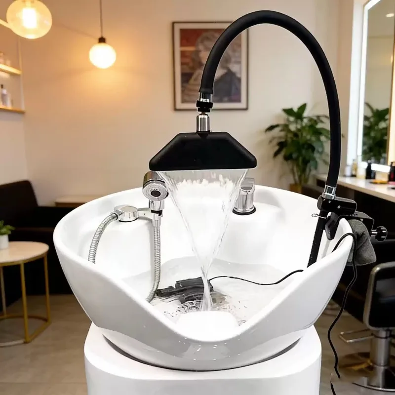 Waterfall Shower Faucet Carbonated Spring Head For Hair Care Traditional Chinese Medicine Water Circulation Spa Equipment