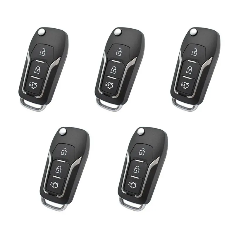 M93K-5X Car Remote Key Shell Remote Key Case Cover For Ford Focus Fiesta Mondeo S-Max C-Max