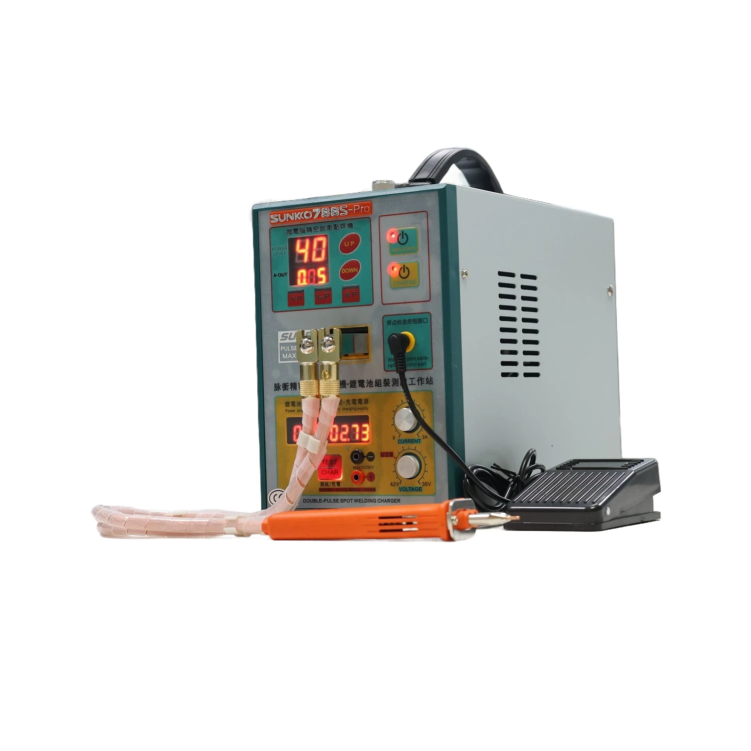 

High Precision SUNKKO 788S-PRO Battery Spot Welder for Lithium Packs Solar Cells Dental Tools