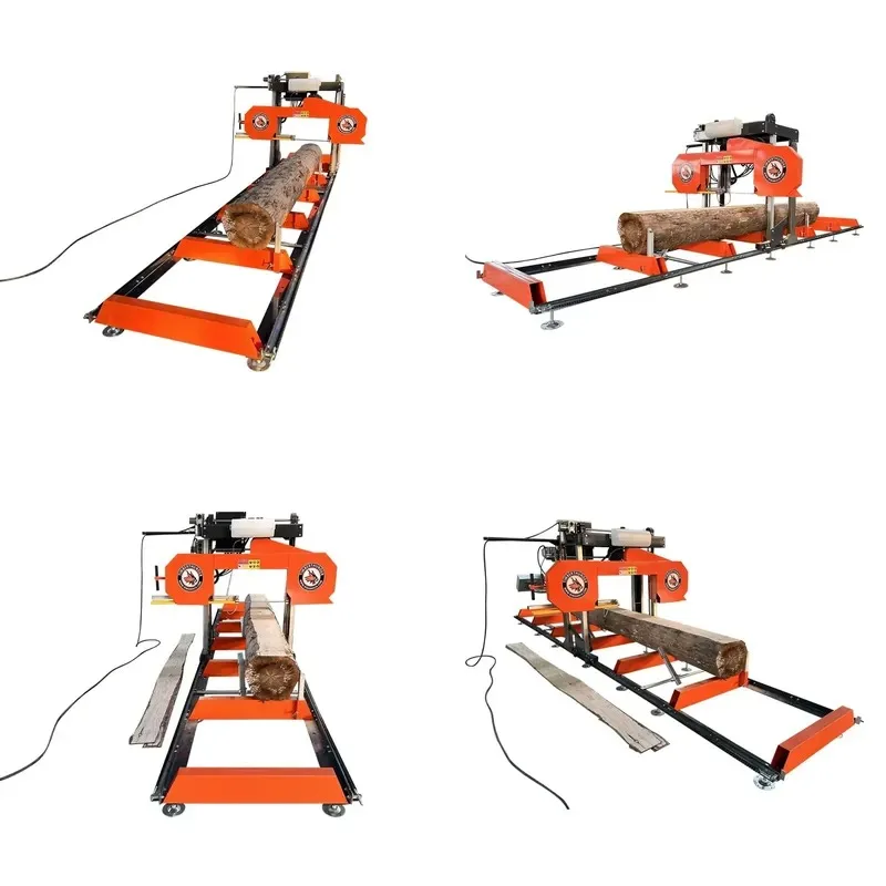 18G Automatic Horizontal Portable Band Saw Wood Cutting Sawmill