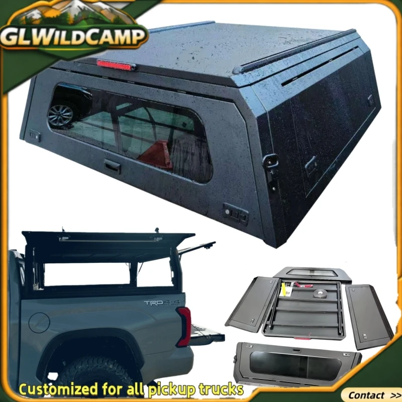 For 2024 2025 2026 Toyota Tundra Limited 5.5ft 6.5ft Bed  Cap Pickup Hardtop Canopy Camper Truck Topper